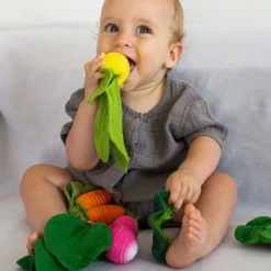 Doudou de dentition 2 en 1 John Lemon|Oli & Carol