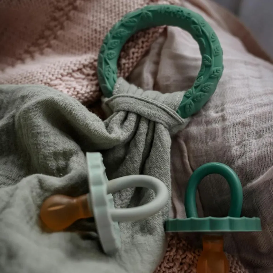 Natruba Doudou de dentition Leaf Green