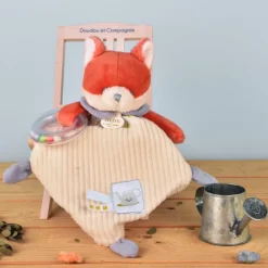Doudou hochet Romarin Le Renard Dans Mon Jardin (21 cm)|Doudou et Compagnie New