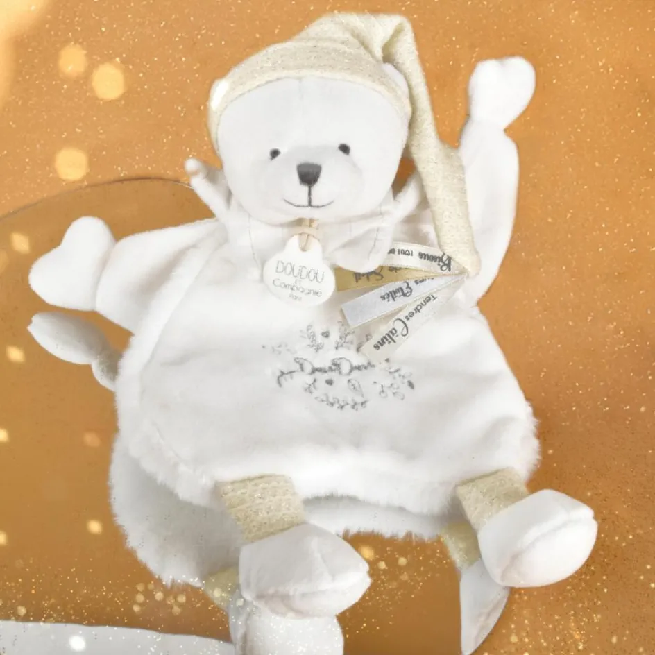 Online Doudou et Compagnie Doudou Ours Cape Blanc (25 cm)
