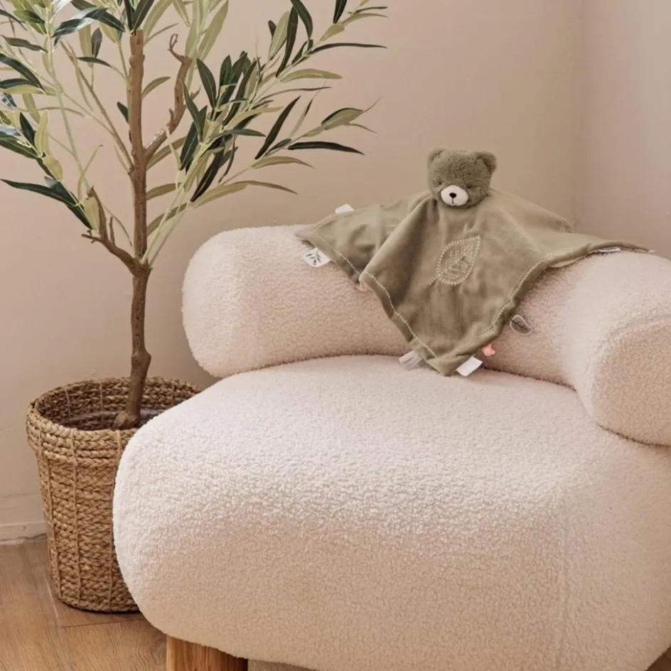 Outlet Noukie's Doudou Ours réversible Jour et Nuit Orso