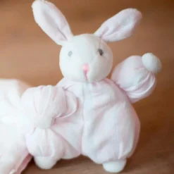 Outlet Tartine et Chocolat Doudou peluche Augustin le lapin rose