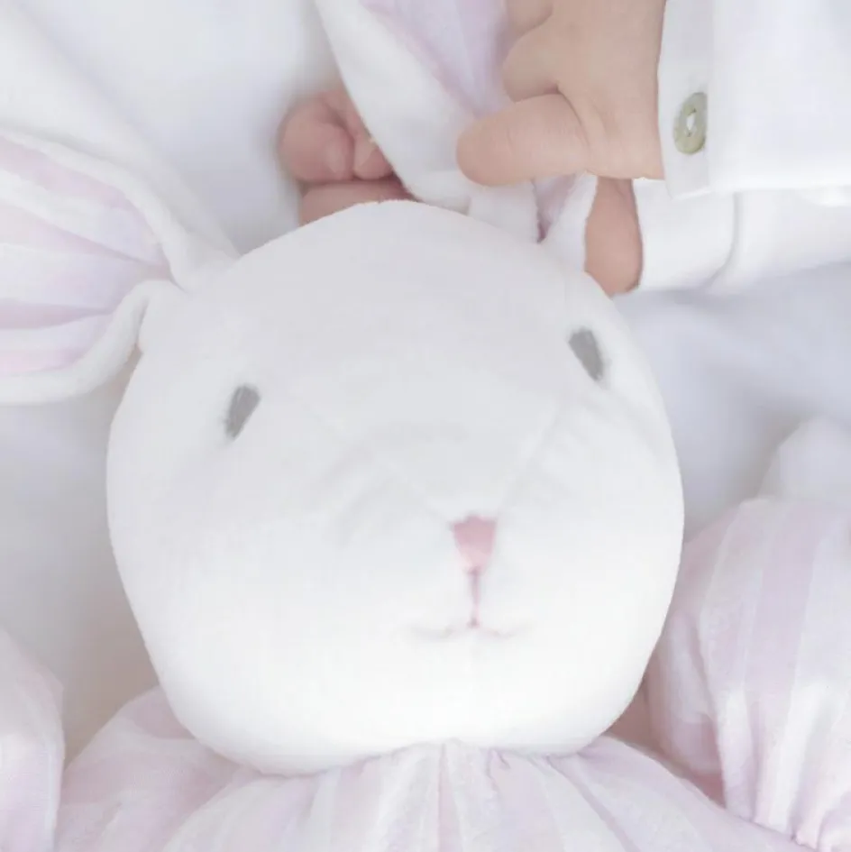 Outlet Tartine et Chocolat Doudou peluche Augustin le lapin rose
