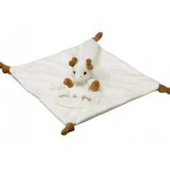 Doudou plat avec attache sucette Fresh Touch|Sophie la girafe New