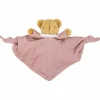 Doudou plat avec hochet Ours Vieux Rose|Trousselier Outlet