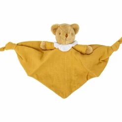 Doudou plat avec hochet Ours Curry|Trousselier Online