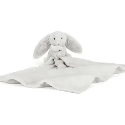 New Jellycat Doudou plat Bashful Lapin Silver (34 cm)