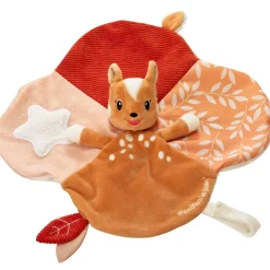 Doudou plat Fanfan le faon avec attache sucette|Sophie la girafe Hot