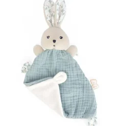 Kaloo Doudou plat lapin bleu Colombe K'doux