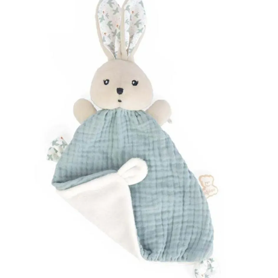 Kaloo Doudou plat lapin bleu Colombe K'doux