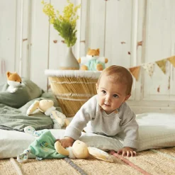 Sale Kaloo Doudou plat lapin Justin Les Fripons