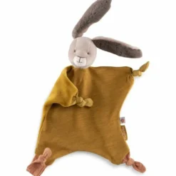 Best Moulin Roty Doudou plat lapin ocre Trois petits lapins (personnalisable)