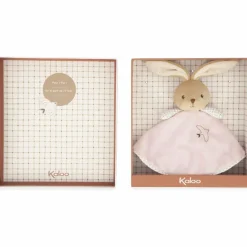 Doudou plat Lapin rond rose|Kaloo Outlet