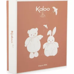 Doudou plat Lapin rond rose|Kaloo Outlet