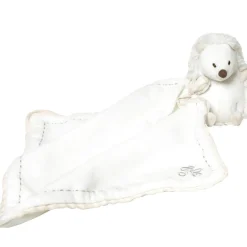 Doudou plat Léon le hérisson écru (25 x 25 cm)|Tartine et Chocolat