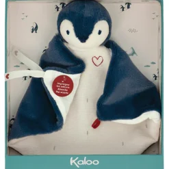 Kaloo Doudou plat Manchot bleu