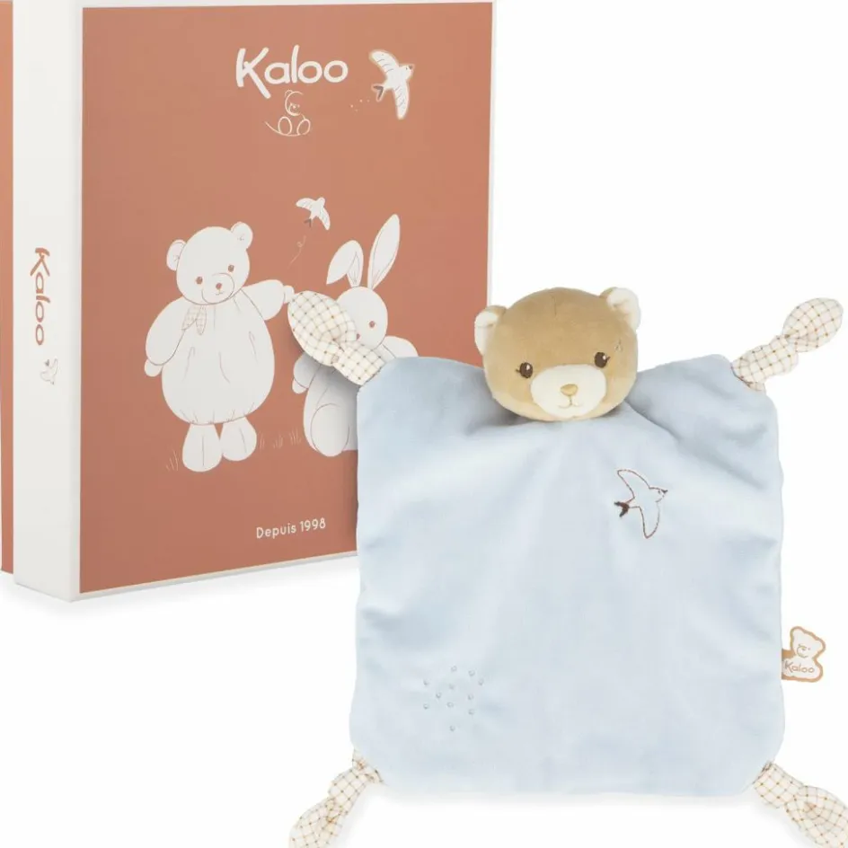 Kaloo Doudou plat Ours bleu