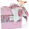 Doudou plat pétale Faon Boh'aime (27 cm)|Doudou et Compagnie New