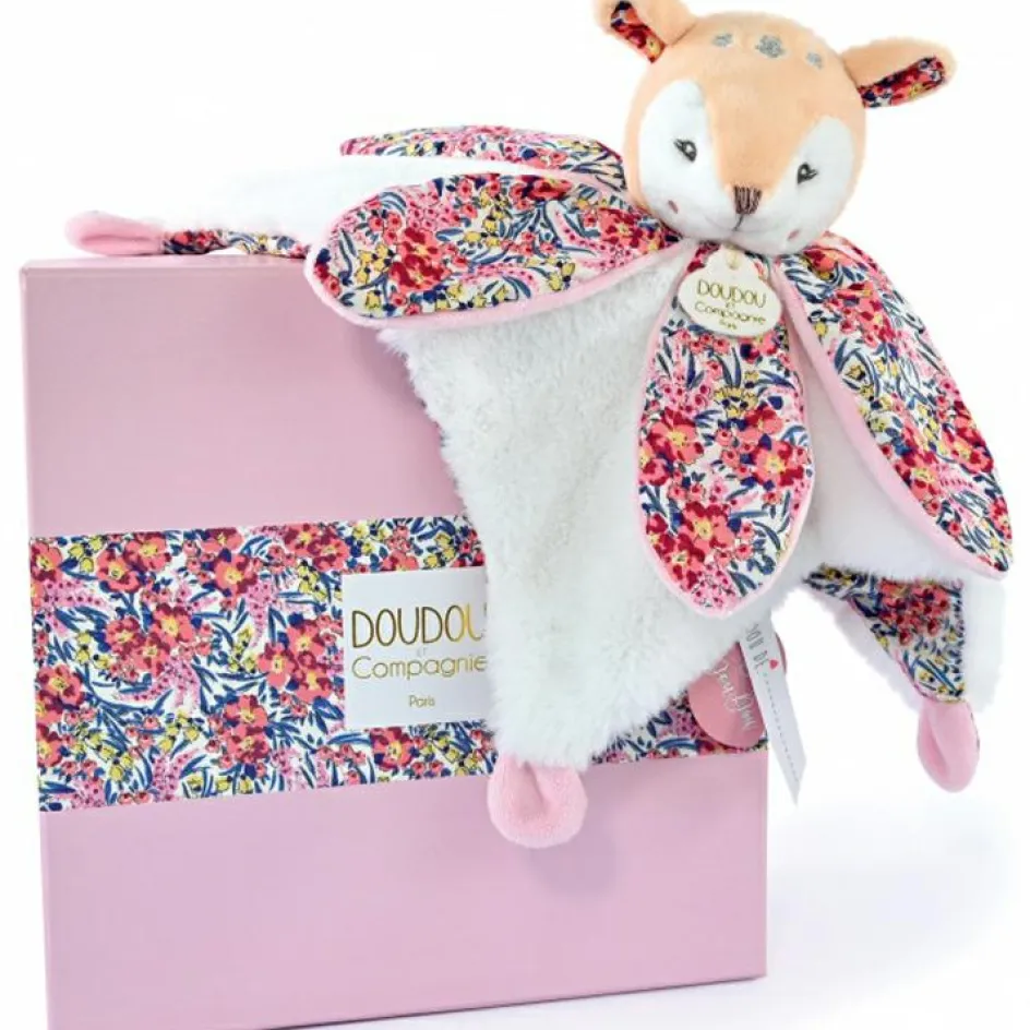 Doudou plat pétale Faon Boh'aime (27 cm)|Doudou et Compagnie New