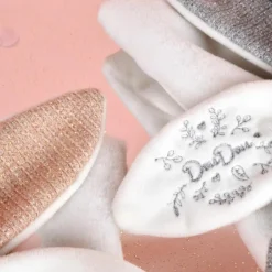 Doudou plat pétales Ours Rose (25 cm)|Doudou et Compagnie Outlet