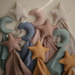 Outlet Mushie Doudou plat étoile Fall yellow