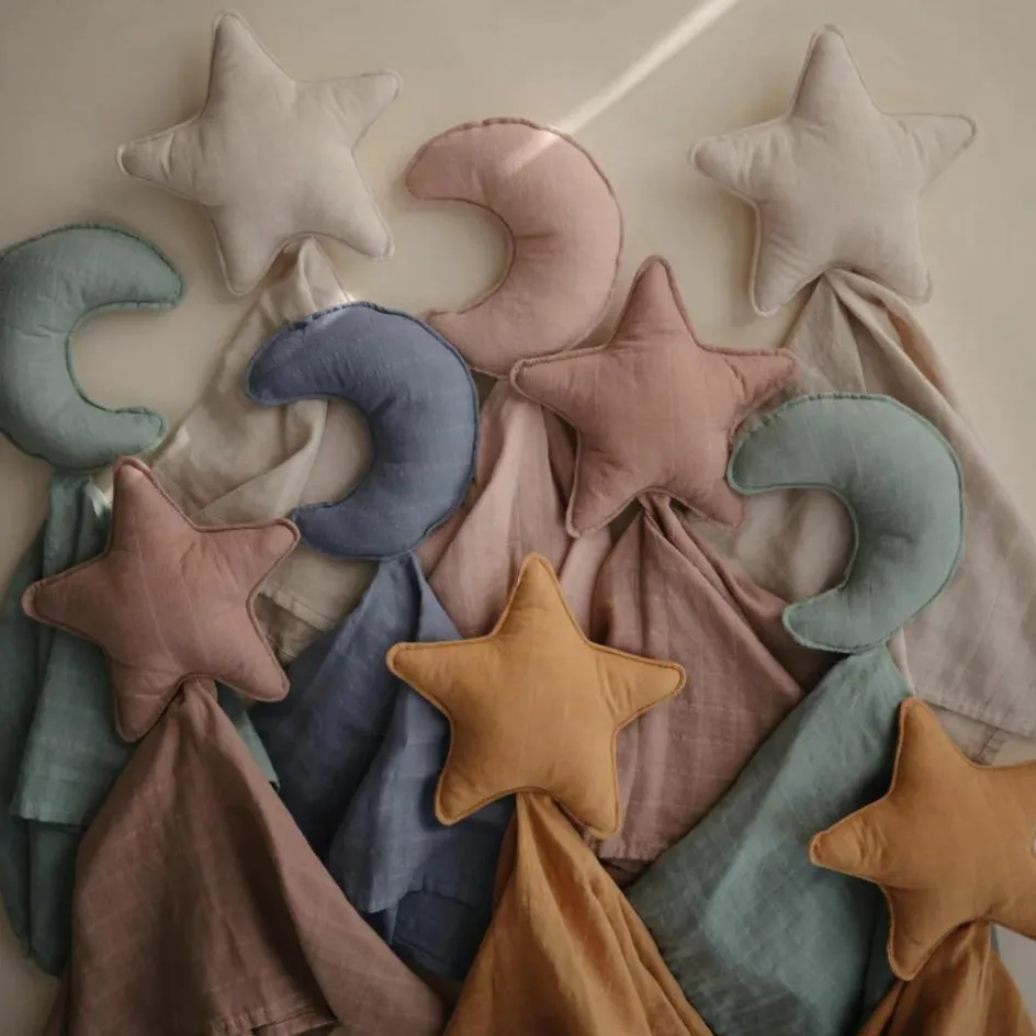 Outlet Mushie Doudou plat étoile Fall yellow