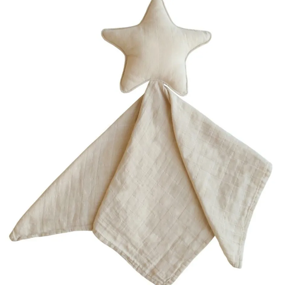 Doudou plat étoile Fog|Mushie Outlet