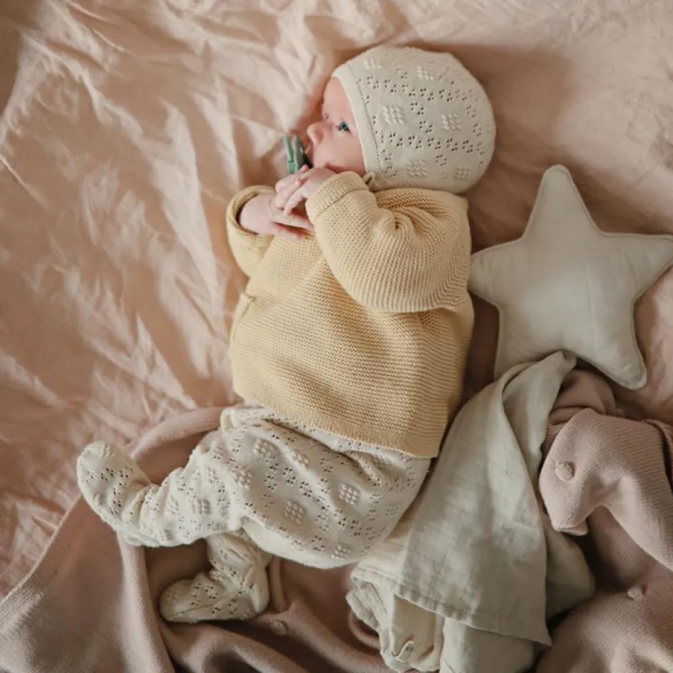 Doudou plat étoile Fog|Mushie Outlet