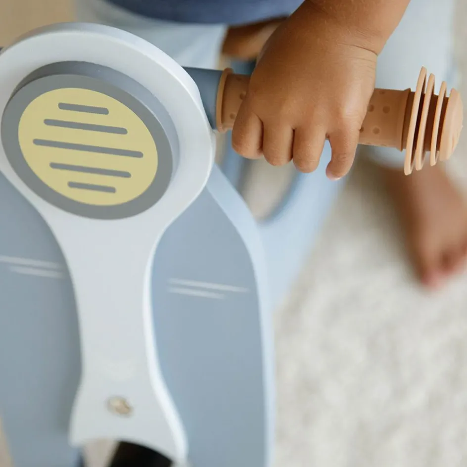 Clearance Little Dutch Draisienne scooter en bois blue