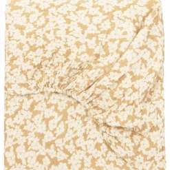 New Nobodinoz Drap housse bebé en double gaze de coton Wabi-Sabi (70 x 140 cm) Golden Brown Sakura