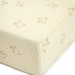 Clearance Nobodinoz Drap housse Brown Hoshi Wabi-Sabi (70x140 cm)