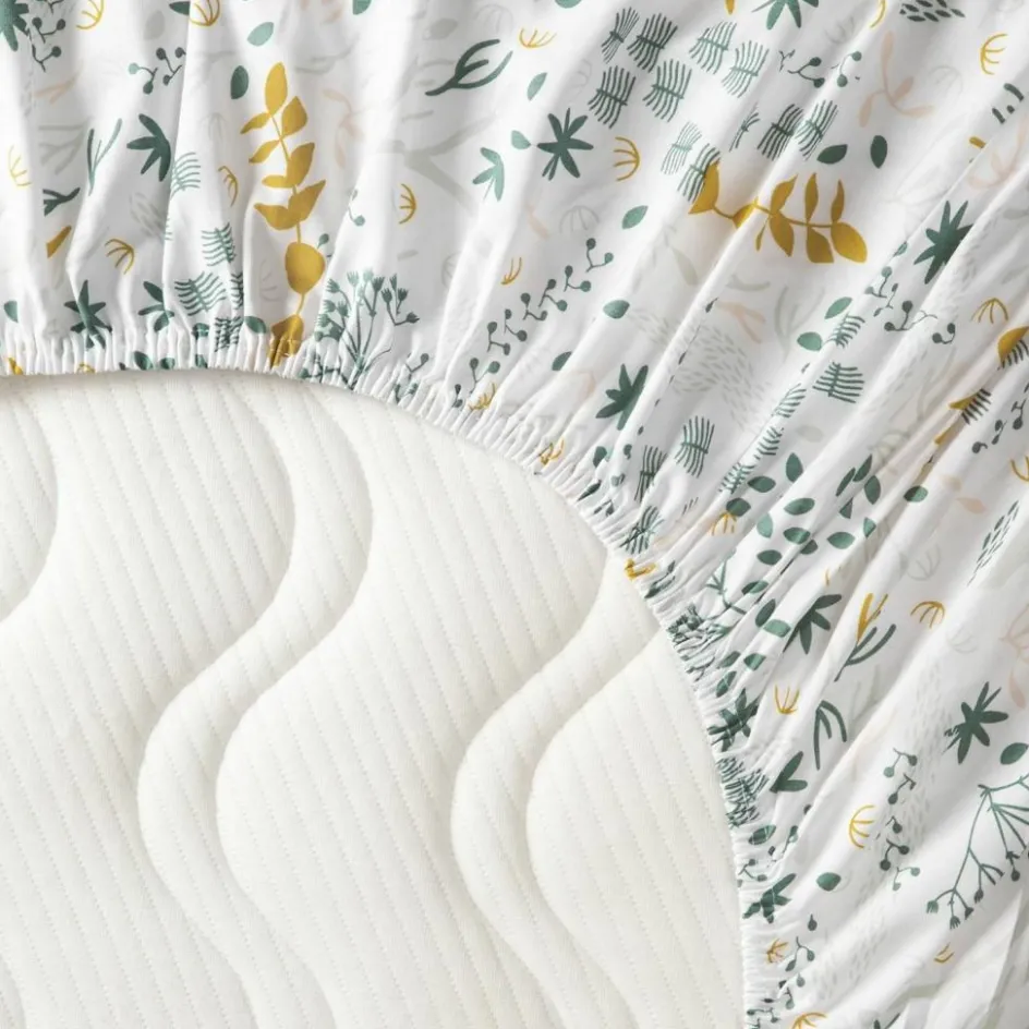 Discount Kadolis Drap housse en coton bio Yukari Douceur Original (60 x 120 cm)