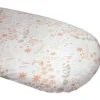 Drap housse en coton bio Yukari Peach pour landau (72 x 33 cm)|Kadolis Online
