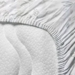 Hot Kadolis Drap housse en coton bio Yukari Tilleul (50 x 83 cm)