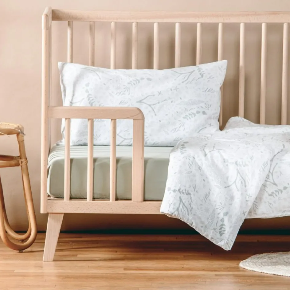 Hot Kadolis Drap housse en coton bio Yukari Tilleul (50 x 83 cm)