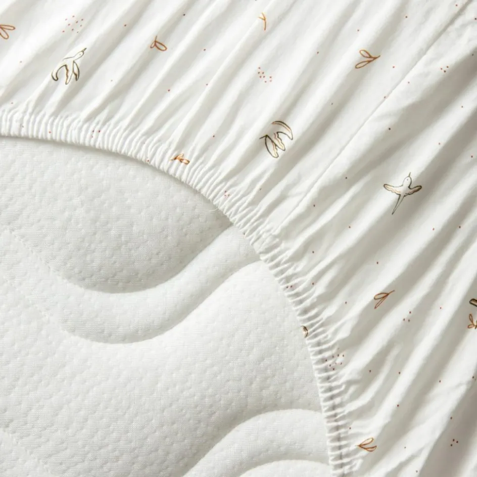 Hot Kadolis Drap housse en coton bio L'Envolée (50 x 83 cm)