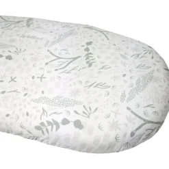 Clearance Kadolis Drap housse en coton bio Yukari Tilleul pour landau (72 x 33 cm)