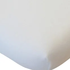 Drap housse en coton bio blanc (70 x 140 cm)|Kadolis Discount