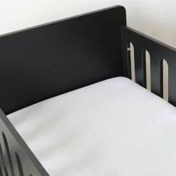 Trois Kilos Sept Drap housse en coton Blanc (60 x 120 cm)