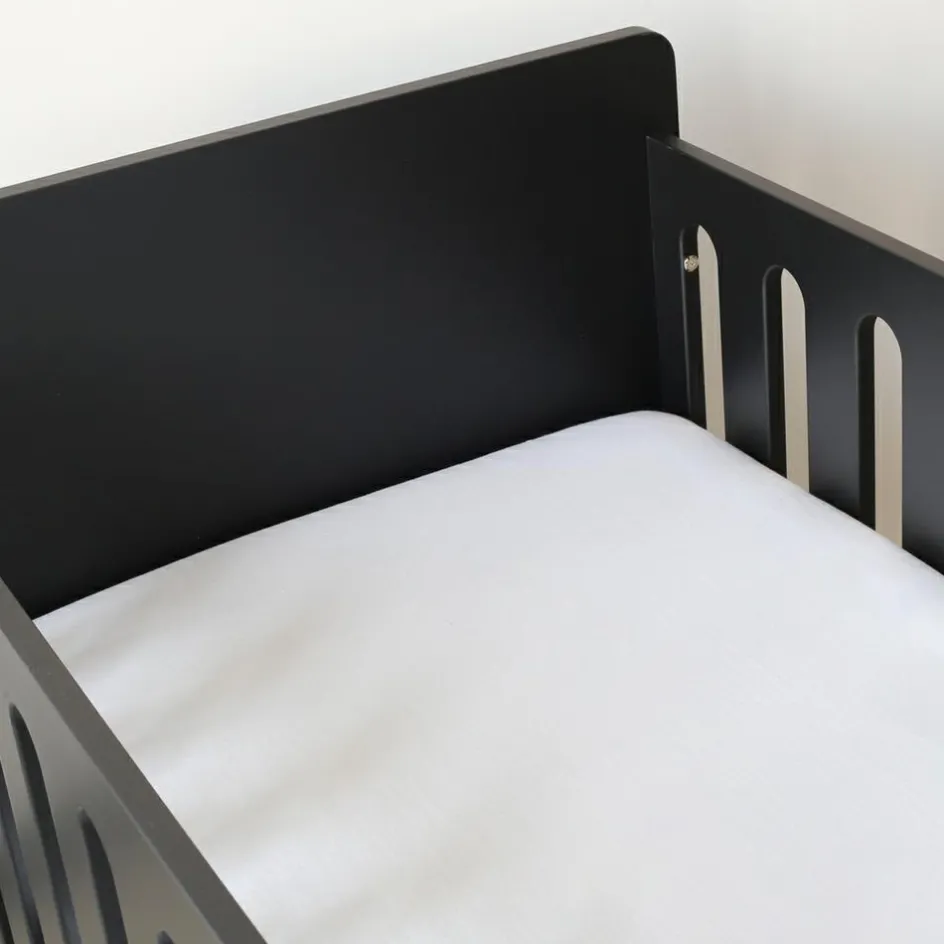 Sale Trois Kilos Sept Drap housse en coton Blanc (70 x 140 cm)