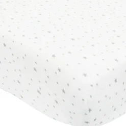 Outlet Trois Kilos Sept Drap housse en coton Etoiles (70 x 140 cm)