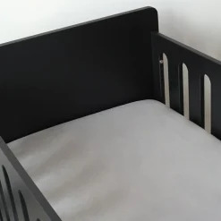 Trois Kilos Sept Drap housse en coton Gris (70 x 140 cm)