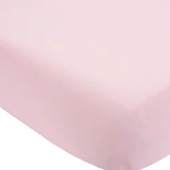 Clearance Trois Kilos Sept Drap housse en coton Rose (70 x 140 cm)