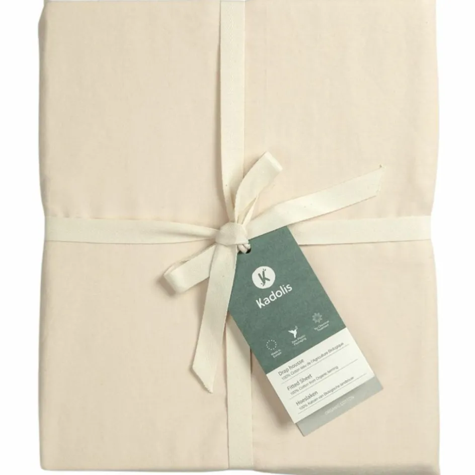 Best Kadolis Drap housse pur coton Rose nude (60 x 120 cm)