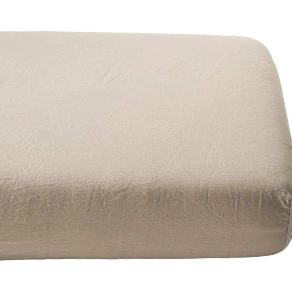 Drap housse satin de coton bio Lin (70 x 140 cm)|Kadolis Sale