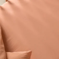 Drap housse Satin Peach (70 x 140 cm)|Kadolis New