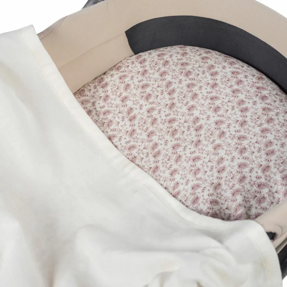 Sale Walking Mum Drap-housse pour nacelle et Lange Gala Cerise