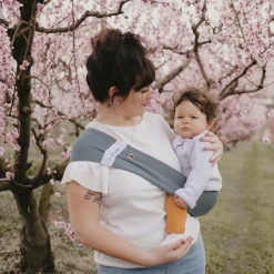 NéoBulle Echarpe de portage d'appoint Hop'la menthe (taille L 42-44)