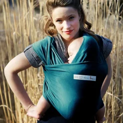 Discount Love Radius Echarpe de portage en coton bio Basic Bleu rétro