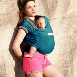 Discount Love Radius Echarpe de portage en coton bio Basic Bleu rétro